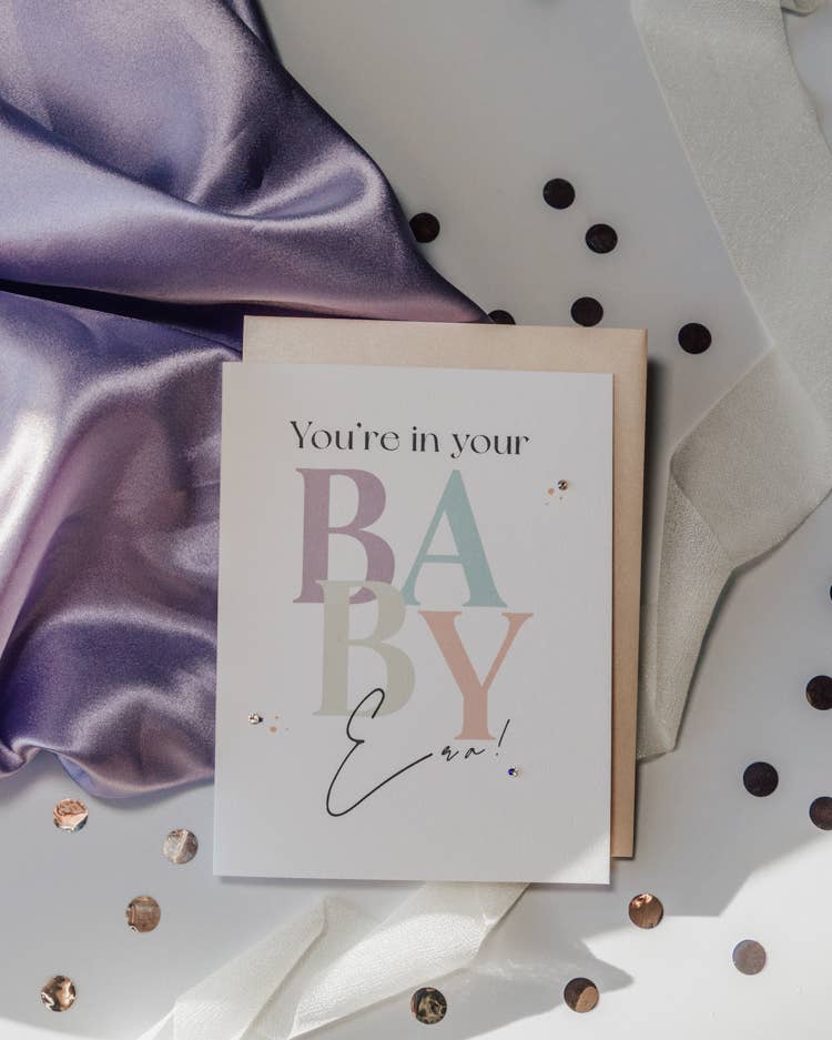 'You're in Your Baby Era' New Baby Greeting Card