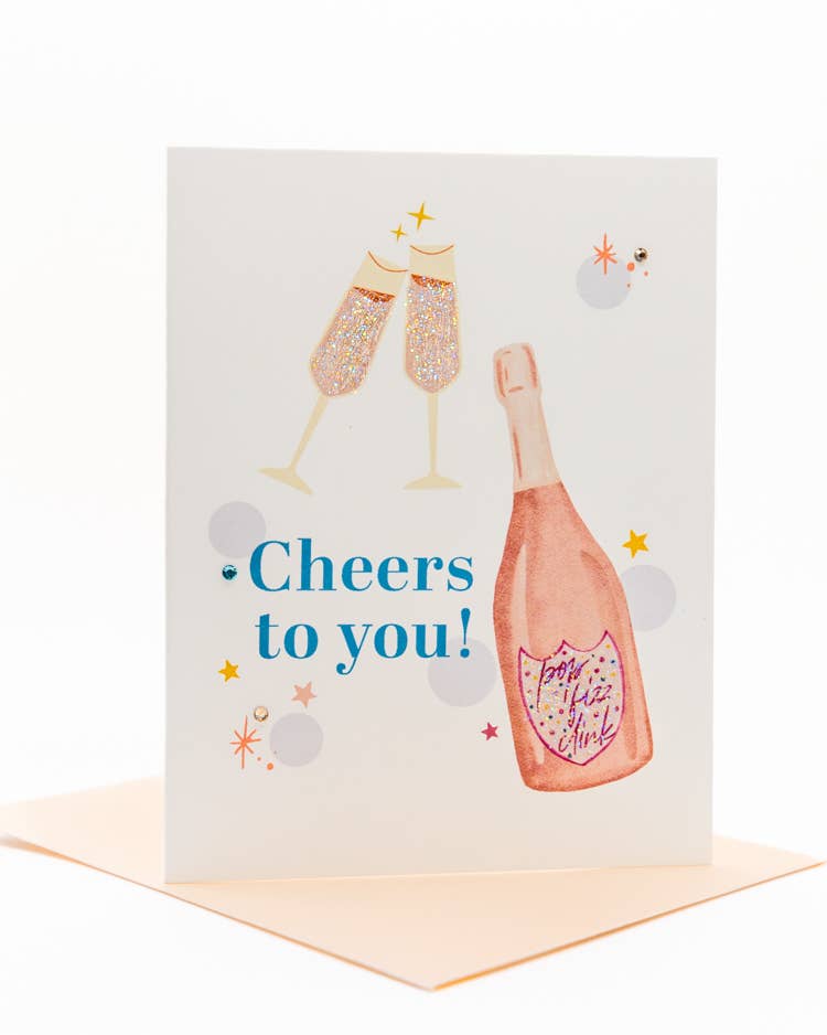 'Cheers to You' Congratulations Greeting Card
