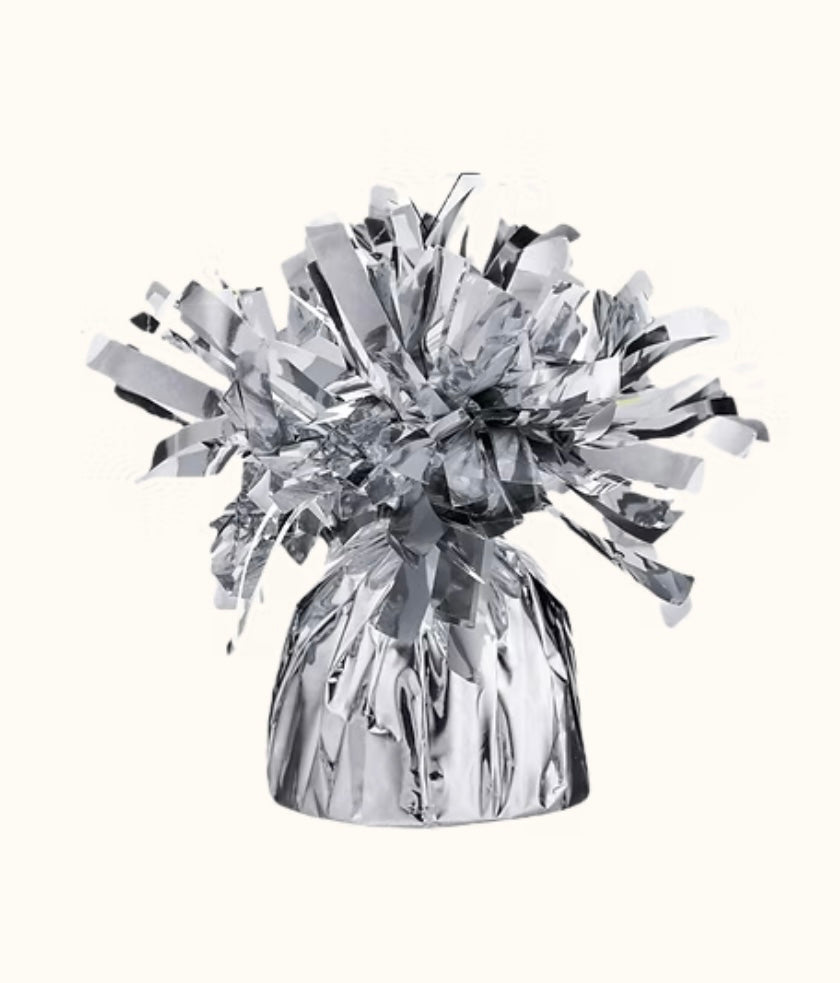 Silver Balloon Weights
