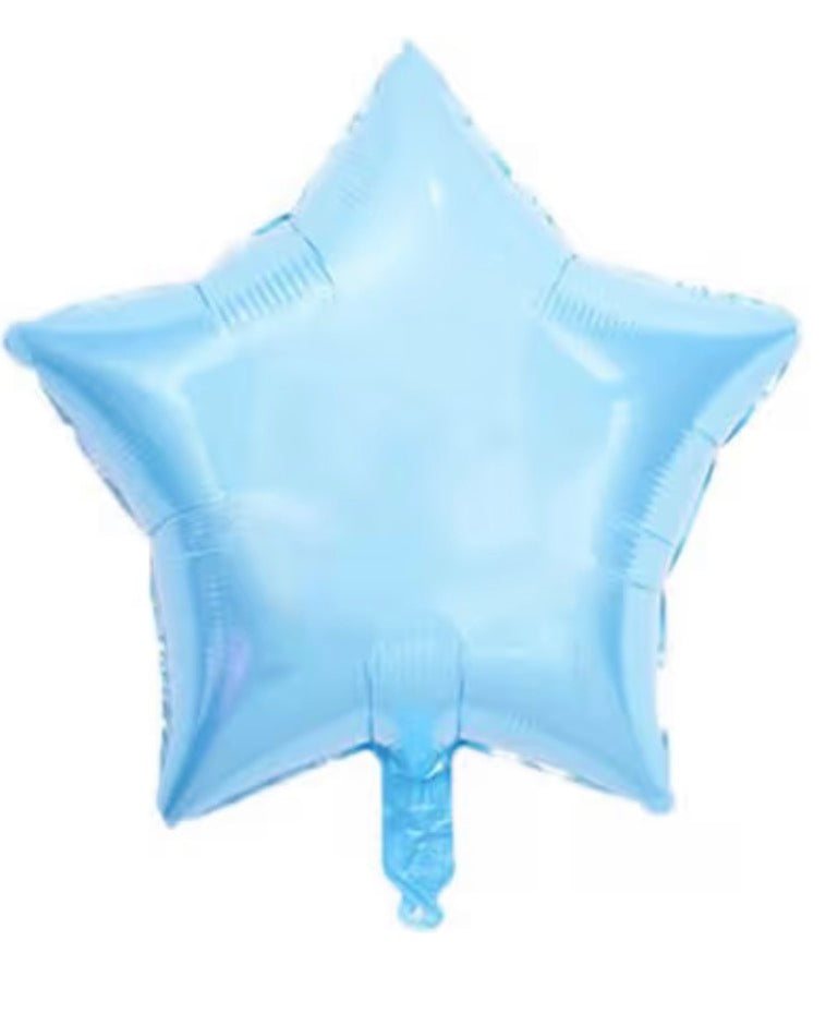 Baby Blue 18” Star Balloon