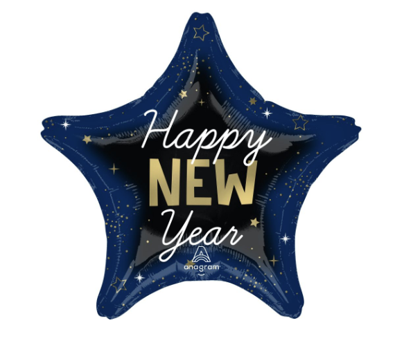 18" Celestial New Year Balloon