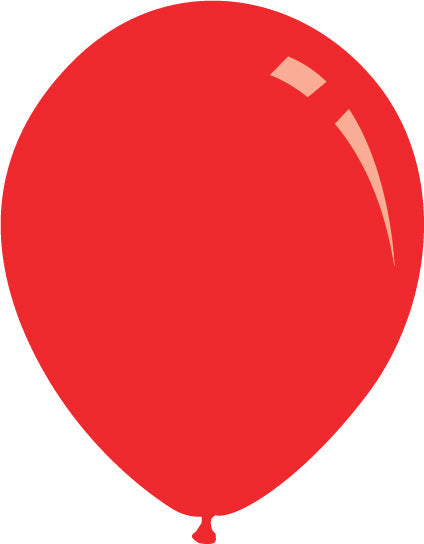 9" Standard Red Latex Balloons