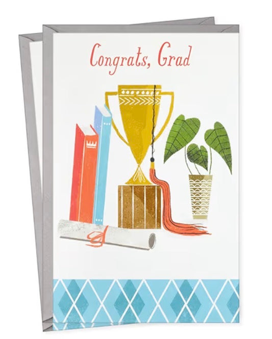 Graduation Card- Congrats, Grad