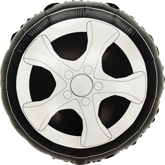 18" Tire Wheel Mylar Balloon