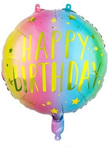 Happy Birthday - Pastel and Stars