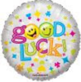 18" Good Luck Smiles Balloon
