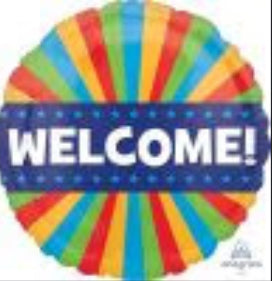 18" Welcome Blitz Balloon