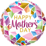 18" Round Mother's Day Colorful Gems