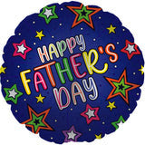 17" Happy Father's Day Star Pattern