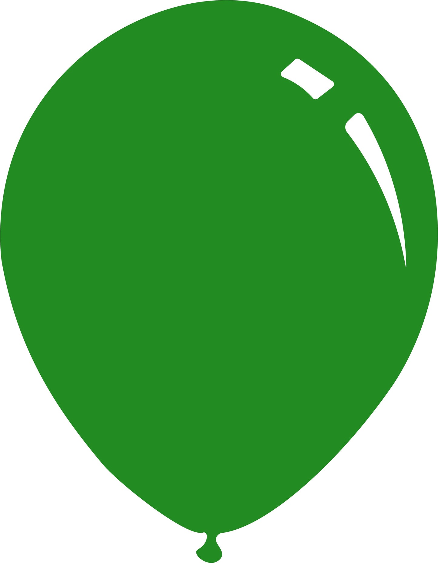 9" Standard Forest Green Latex Balloons- Airfill Only