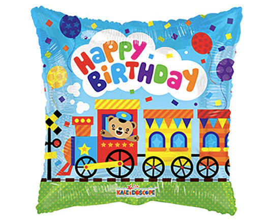 18" Birthday Choo Choo Train Balloon