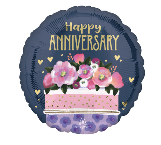 Standard Anniversary Cake Balloon