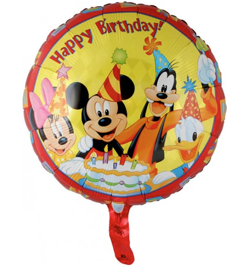 18" Mickey & Friends Happy Birthday