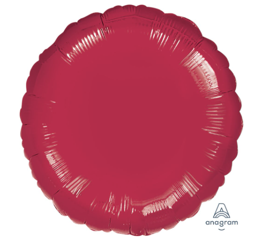 18" Burgundy Circle