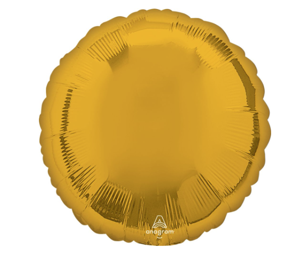18" Metallic Gold Circle