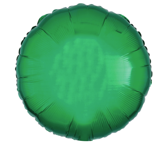 18" Metallic Green Circle