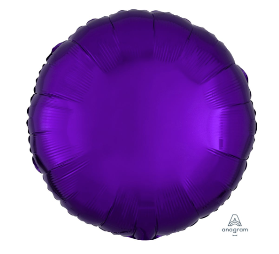18" Metallic Purple Circle