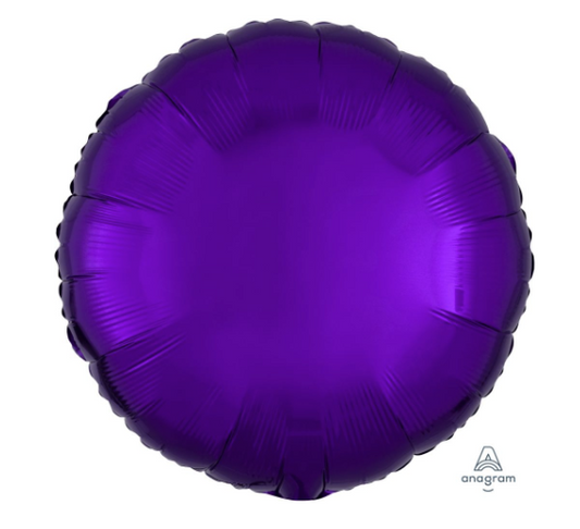 18" Metallic Purple Circle