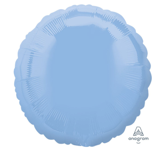 18" Pastel Blue Circle